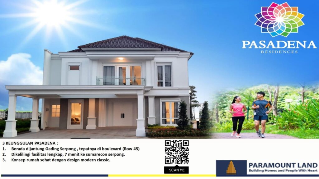 Grand Pasadena Residences Paramount Land Gading Serpong
