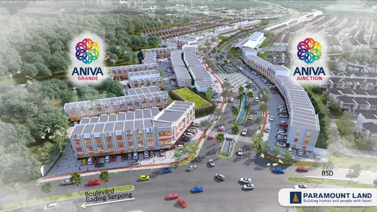 Ruko Aniva Paramount Land Gading Serpong